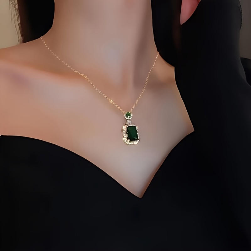Women's Luxurious Square Jewelry Set, Perfect Gift for Her